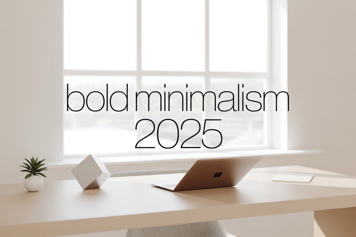 Why Bold Minimalism—Less but Impactful—is Winning in 2025